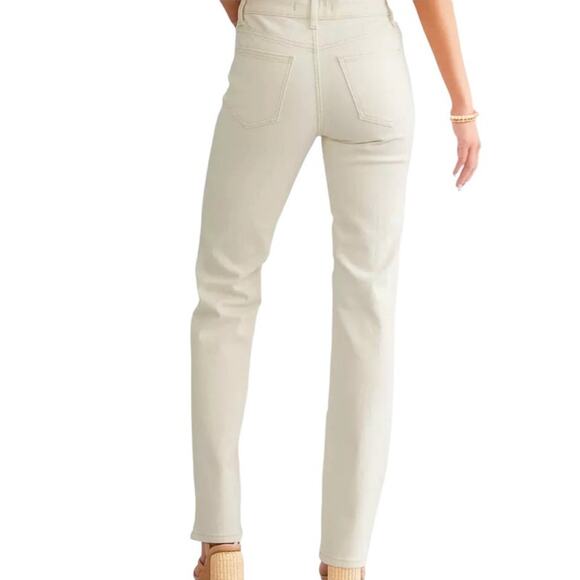 Willow & Root Everyday Straight  Jean Off White Style WR625S Size 27 - Picture 3 of 12